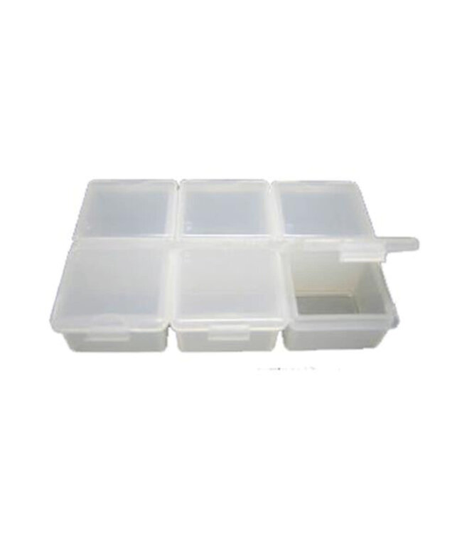 TroutBeads Troutbeads Small Bead Box--6 compartment 2.5 x 4 x 1
