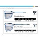 Outdoor Pro Co EZ-FOLD 28"X24" SQ HOOP, LED LIGHT, 36" SLIDE HANDLE