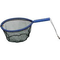 TOTAL BLUE SPORTSMAN FLOAT, WADE/TROUT NET 22"X18" OVAL HOOP, 10" PATENTED ROUND CURVED HANDLE