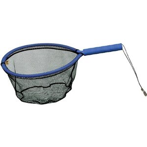 Outdoor Pro Co TOTAL BLUE SPORTSMAN FLOAT, WADE/TROUT NET 22"X18" OVAL HOOP, 10" PATENTED ROUND CURVED HANDLE