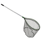 G. PUCCI & SONS, INC. BECKMAN NET 22" X 27" GREEN HOOP, 26" DEPTH COATED NET, 4'-7' EXT. SILVER HANDLE cp=4