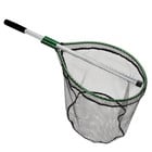 G. PUCCI & SONS, INC. BECKMAN NET 31" X 36" BOW, COATED, 40" DEEP, 4'-7' EXTENDABLE HNDL GREEN/SILVER