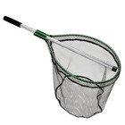 G. PUCCI & SONS, INC. BECKMAN NET 44"x32"BOW,COATED, 40"DEEP,4'-7' EXTNDABLE HNDL GREEN/SILVER cp=4