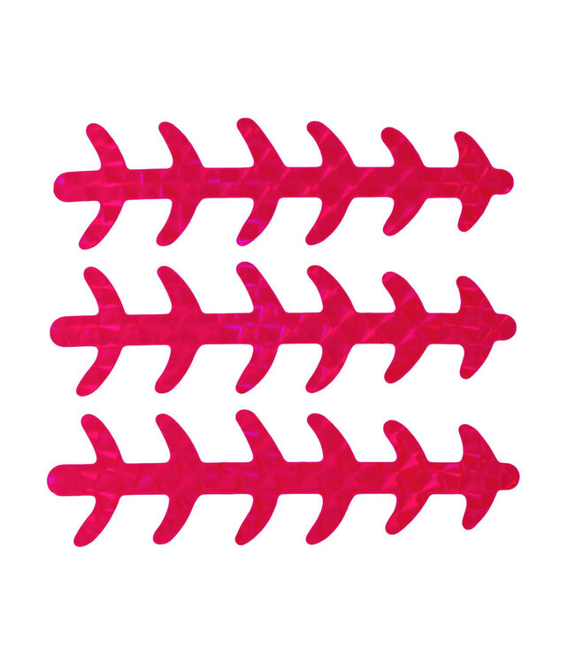 WTP INC. WTP 3" LADDERBACK 6/PK, HOT PINK PRISM