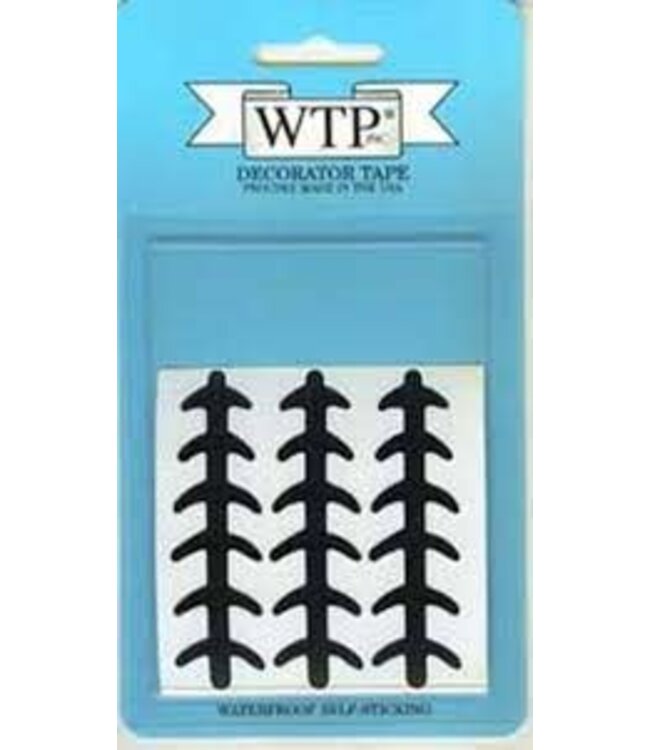 WTP INC. 3" LADDERBACK 6PK BLACK SCALE #33