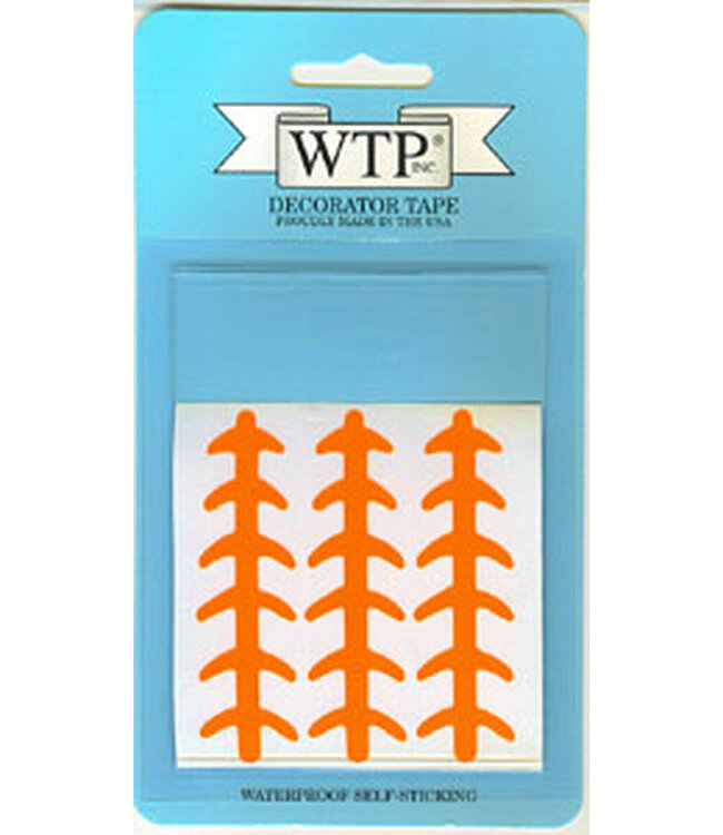 WTP INC. 3" LADDERBACK 6PK ORANGE SCALE #29