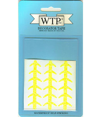 WTP INC. 3" LADDERBACK 6PK HOT YELLOW #37