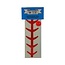 3" LADDERBACK 6PK RED VINYL #405
