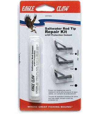 EAGLE CLAW ROD TIP REPLACEMENT KIT W/GLUE