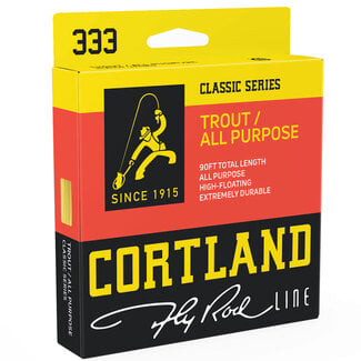 Cortland Cortland TROUT FLOATING FLY LINE 90ft WF8F YELLOW
