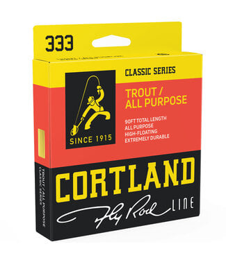 Cortland Cortland TROUT FLOATING FLY LINE 90ft WF8F YELLOW