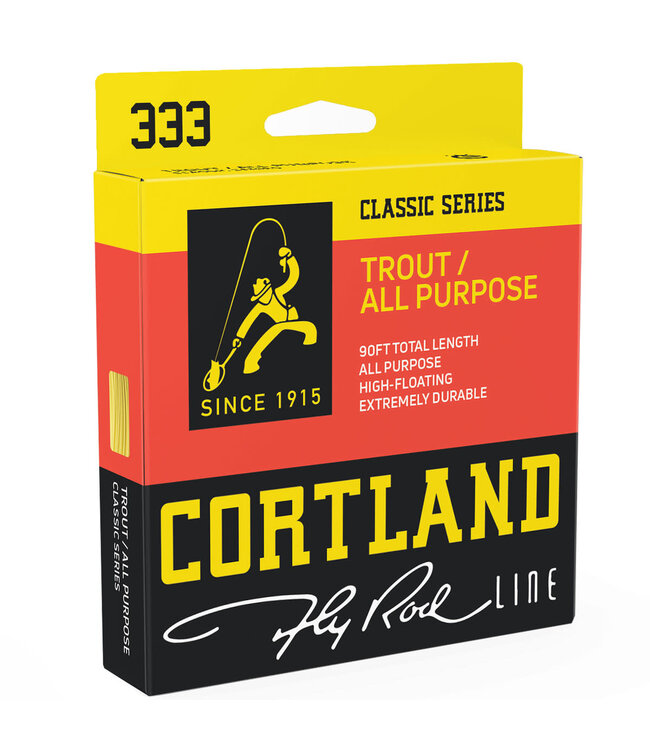 Cortland Cortland TROUT FLOATING FLY LINE 90ft WF8F YELLOW