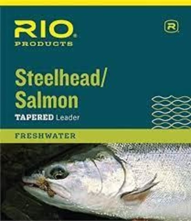 Rio SALMON/STEELHEAD GLACIAL GREEN 9FT 16LB LEADER 3-PACK