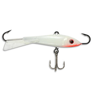 NORTHLAND FISHING TACKLE Puppet Minnow Darter Jig  I/8 oz  Glow White