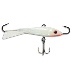 NORTHLAND FISHING TACKLE Puppet Minnow Darter Jig  1/4 oz Glow White