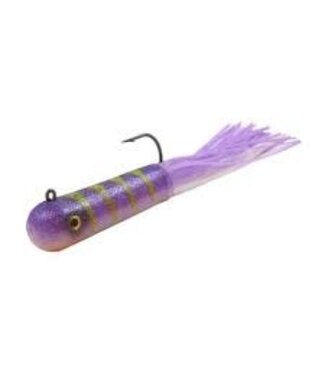 NORTHLAND FISHING TACKLE MIMIC MINNOW TUFF TUBE - 2/Cd - 1.5 - Purple Tiger