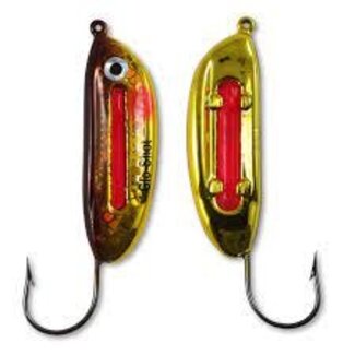 NORTHLAND FISHING TACKLE NORTHLAND  GLO-SHOT JIG - 1/8oz - METALLIC GOLD GSJ3-12