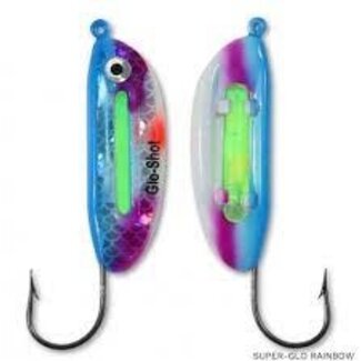 NORTHLAND FISHING TACKLE NL GLO-SHOT JIG 2CD 1/8 SUPER GLO RAINBOW