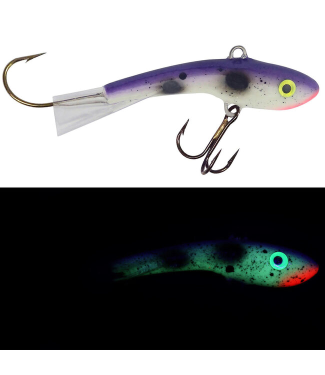 Moonshine Lures Shiver Minnow Size #2 Purple Goby