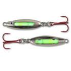 NORTHLAND FISHING TACKLE UV Glo-Shot Fire-Belly Spoon 1/8 oz Silver Shiner