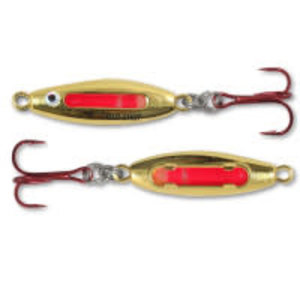 NORTHLAND FISHING TACKLE UV Glo-Shot Fire-Belly Spoon 1/4 oz Gold Shiner