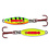 NORTHLAND FISHING TACKLE UV Glo-Shot Fire-Belly Spoon 3/8 oz UV Firetiger