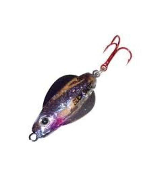 NORTHLAND FISHING TACKLE Buck-Shot Rattle Glider Spoon 1/4 oz Silver Shiner