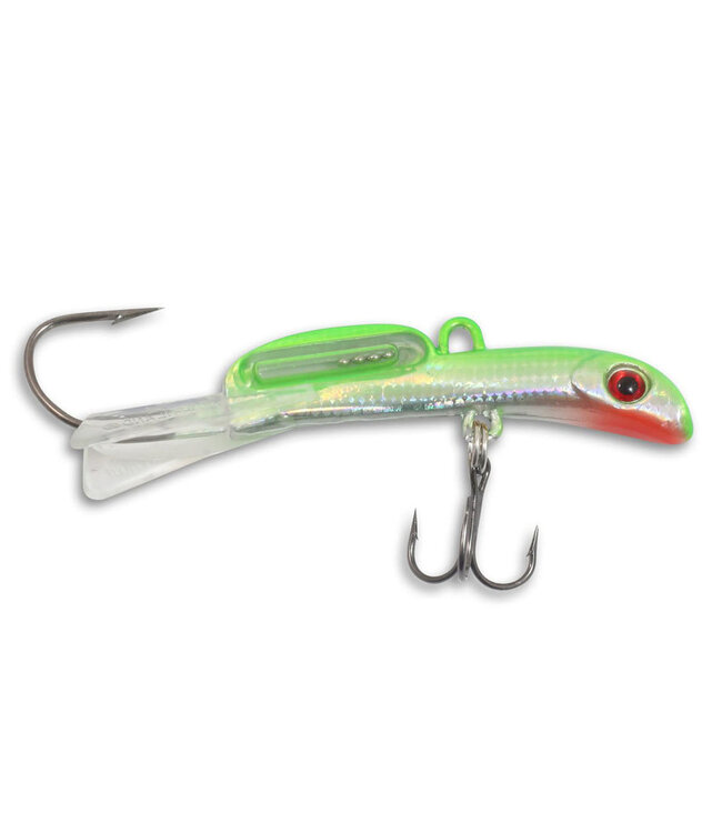 NORTHLAND FISHING TACKLE Rattlin' Puppet Minnow Darter Jig  1/4 oz Watermelon Shiner