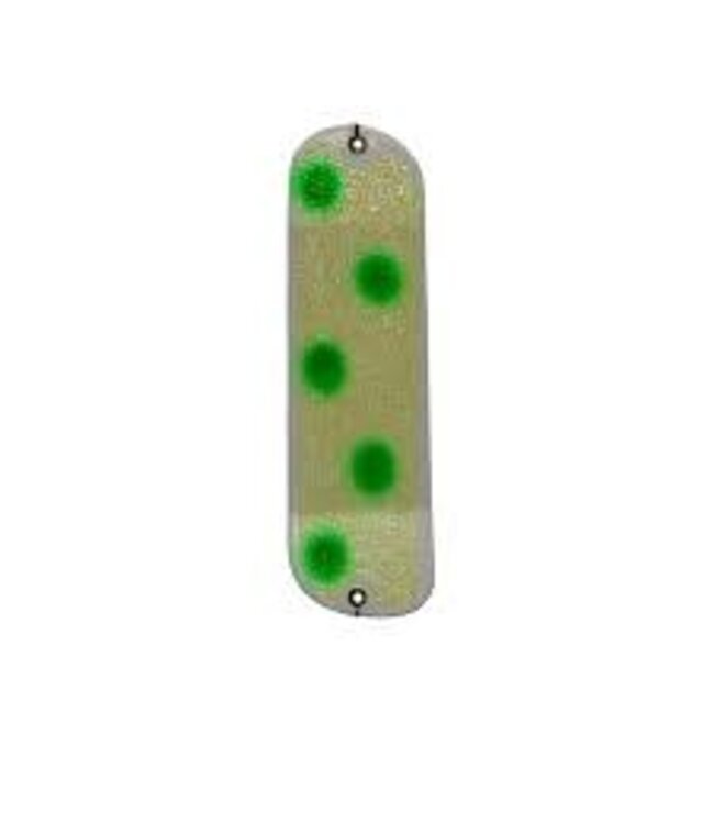 Michigan Stinger PC820  MICHIGAN STINGER FLASHER 8" GREEN BIKINI DOTS