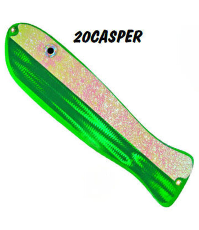 O'KI TACKLE (OKF-20CASPER) O'KI  KINGFISHER II GREEN CASPER ICE GLOW/SQUIGGLE