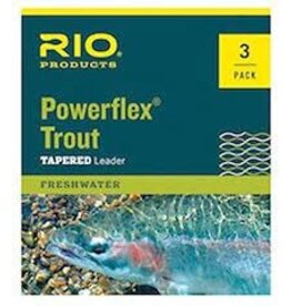 Rio RIO POWERFLEX TROUT TAPERED LEADER 9' 4X, 5X, 6X