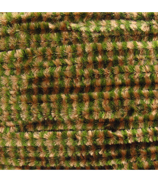 Wapsi (VG2345) VARIEGATED CHENILLE MED, DK.OLIVE/GINGER