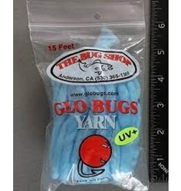 THE BUG SHOP GLO BUG YARN 15'/PKG LIGHT BLUE - YLBL