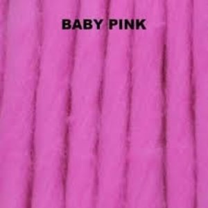 THE BUG SHOP Bug Shop BABY PINK Glo Dubb Nylon Dubbing, Baby Pink