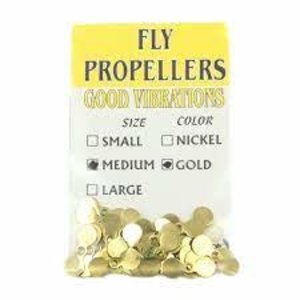 Wapsi FLY PROPELLERS, LARGE, GOLD FPL5250