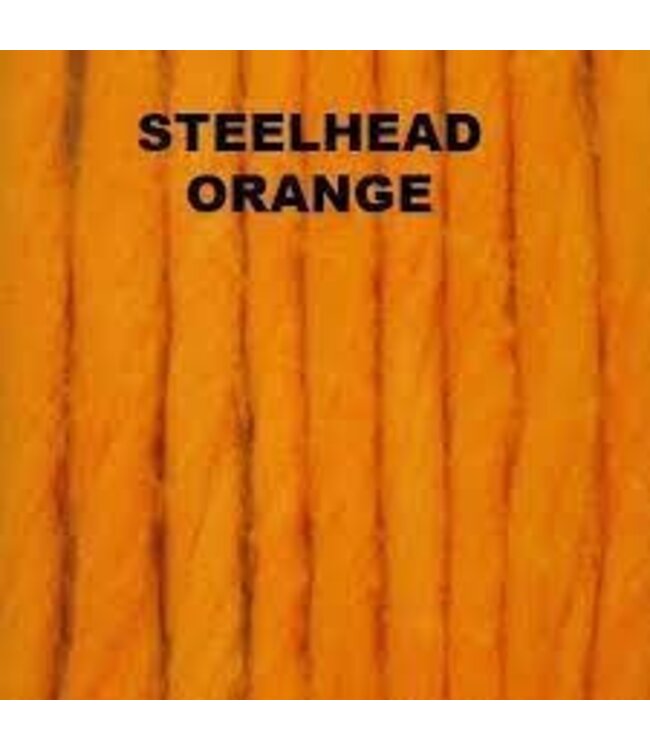 THE BUG SHOP GLO BUG YARN 15FT/PKG STEELHEAD ORANGE YSO