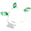 HAMMERHEAD TACKLE HAMMERHEAD COWBELLS 5/0  5.25" -  DARK GREEN MOUNTAIN DEW