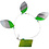 HAMMERHEAD TACKLE HAMMERHEAD COWBELLS  4/0  4.25" -  MEAN GREEN