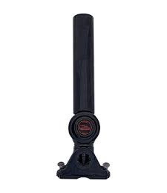 Bert's Custom Tackle Berts Rod Holder ADJUSTABLE RATCHET-BLACK LEXAN PLASTIC