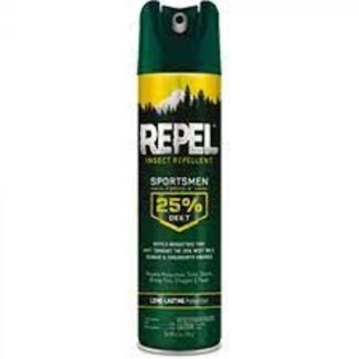 Repel Aerosol 25% Deet 6.5oz Repel HG-94137 Sportsmen Family