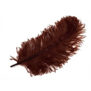 HARELINE Ostrich Plume Brown #OST002