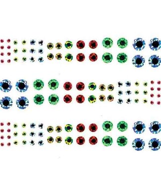 Wapsi (EYS6259) FLAT STICK ON EYES 5/32" MIRAGE