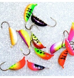 CUSTOM JIGS & SPINS INC. Custom Chekai(check-eye) Size4.5mm(12hook)  08-NICKELPLATED