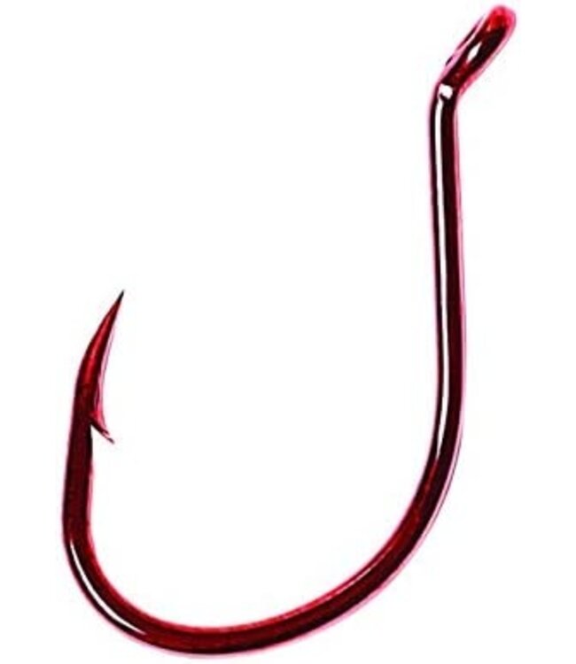 Eagle Claw Eagle Claw L1RUH-4 Lazer Sharp Hook 57Pk Sz4 Red Salmon/Steelhead Short