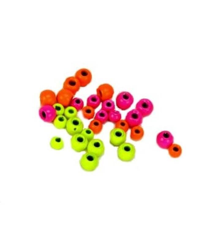 Hot Tungsten Beads 3.0mm 1/8 inch Fl Pink  TUNG30126