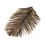 Wapsi OSTRICH MINI PLUMES, NATURAL GRAY