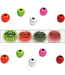 Wapsi (EYCM2505) PAINTED CYCLOPS BEADS, 7/64" FL FIRE ORANGE