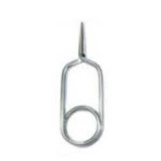Terra Fly Tying Tools TERRA ENGLISH HACKLE PLIERS, MED. LONG NOSE T08302