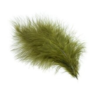 Wapsi SELECT MARABOU PLUMES, OLIVE GREEN MA068