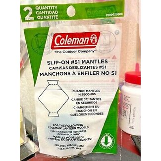 Coleman Coleman 2000026608 Mantle Slip-On 2pk